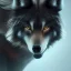 Placeholder: award winning portrait of a maleunreal 5, octane render, cinema4d, dynamic lighting, dramatic lighting, 4k, redshift render, highly detailed, hyper realistic,anthropomorphic black wolf long