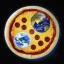 Placeholder: earth as a pizza