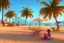 Placeholder: sunny beach