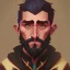 Placeholder: Portrait of a 30 year old strange wizard