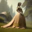 Placeholder: Full body, 3d render, Emma mackey, 1800's women style, 1800'hair style, 1800's women dress style, hyper realistic, octane render, unreal engine 5, 8k, palace background, uhd