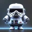 Placeholder: tiny cute {Darth Vader} toy, standing character, soft smooth lighting, soft pastel colors, skottie young, 3d blender render, polycount, modular constructivism, pop surrealism, physically based rendering, square image