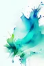 Placeholder: Generate a water colour abstract design in blue and green