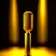 Placeholder: An image featuring a stunning golden microphone illuminated by soft spotlighting. The microphone stands on a sleek stand, exuding an air of elegance and significance. The golden hue catches the light, adding a touch of glamour to the scene. This image prompts thoughts of prestigious events, captivating performances, and the art of expression through voice.