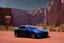 Placeholder: A Tesla 'Model Y' is going at a high speed, in the 'Grand Canyon National Park'. (CINEMATIC, WIDE ANGLE LENS, PHOTO REAL)