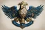 Placeholder: Coat of arms of the Murinian Federation; brass eagle; holding sword and szepter; blue, green, white;