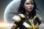 Placeholder:  beautiful cosmic woman, long black hair, nice smiling, magic glamour make up, delicate colors, beautiful glamour galactique dress, ultra sharp focus, 8k, unreal engine 5, extremely sharp detail, light effect, soft light atmosphere of a spaceship, smooth, full of details, face in front, complete vision of face and hair and body