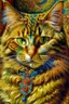 Placeholder: Portrait of a cat by Louis wain