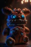 Placeholder: Stitch Gingerbread creature fused ,high detail , dramatic lighting dramatic, 4 k