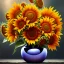 Placeholder: Vase with Fifteen Sunflowers