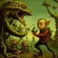 Placeholder: Twas brillig, and the slithy toves Did gyre and gimble in the wabe; All mimsy were the borogoves, And the mome raths outgrabe.highly detailed oil on canvas masterpiece beautiful award winning Unreal Engine very cute Jacek Yerka acrylic art Jean-Baptiste Monge Surrealism Daniel Merriam naoto hattori Catrin Welz-Stein Esao Andrews Ray Caesar Gabriel Pacheco Bridget Bate Tichenor yippy-ty-o-ty-ay The Strangeness of Thomas :-) Anna Zinkeisen