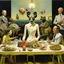 Placeholder: UN conference.a cat and human flesh-like surgical instruments and universe-like a pigeon and neuralink, surrealism,minimalism,Painting By Adrian Ghenie, Rene Magritte, Salvador Dali, Lucian Freud