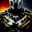 Placeholder: Ultra detailed fullbody Portrait in oil on canvas of black panther merges with ironman ,intense stare,extremely detailed digital painting, extremely detailed face,crystal clear Big eyes, mystical colors ,perfectly centered image, perfect composition, rim light, beautiful lighting,masterpiece,8k, stunning scene, raytracing, anatomically correct, in the style of robert e howard and Ken Kelley and Ohrai Noriyoshi and Simon Bisley and tomzj1