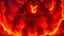 Placeholder: Fantasy digital illustration: 300-foot lava monster, very fierce and scary-looking.