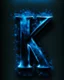 Placeholder: BLEU K Letter IN black background