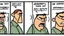 Placeholder: 2 panels left panel has customer service looking annoyed and right panel showing angry guy on cellphone