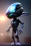 Placeholder: full length aliens clean art NFT, blender 3d