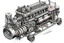 Placeholder: car Combustion Engine vs diesel engine drawing