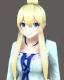 Placeholder: Girl with blonde twintails