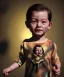 Placeholder: Salvador Dali toddler, full body, dramatic lighting, hyper realistic