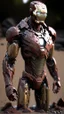 Placeholder: ironman made from mud , mud material, ultra realistic, 4k, ultra detail, full body