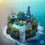 Placeholder: The Isometric Glass Tall Box Mini Model Little Real Island Mixed Water Fall rainbow Under Ocean Sunshine Summer Background Blue Sea, The Last Of Us / Avatar, Octane Render / ZBrush, Cinematic, IMAX Film, Nikon D750, 16K, Autostereoscopy, Anthropomorphic, Golden Ratio, Geometry, Symmetric, Depth Of Field, Highly Detailed, Ultra Realistic, Beautiful Lighting, Halfrear Lighting, Soft Light, Candoluminescence, Cast Shadow, Reflective, Glow, Translucent, Normal Map, Carbonated --testp