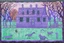 Placeholder: A light purple haunted prison with slimy ghosts designed in Kuna molas painted by Edgar Degas