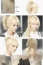 Placeholder: blond "Choppy Pixie" Ponytail, (Japanese:caucasian:american)