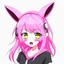 Placeholder: ROBLOX anime pink hair with horns