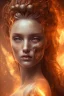 Placeholder: portrait photography of an ethereal beautiful animal goddess, Fire theme art, Dark moody night atmosphere, Portrait of a woman by Michelangelo, 8K, close-up face, anatomically perfect face, oak tree roots, ignore NSFW