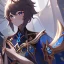 Placeholder: portrait of genshin from genshin ((genshin)) ((genshin ingame outfit))