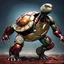 Placeholder: Fhoto full body, reality, Raw, animal turtle vs iron man, digital art, with text "addie", intricate details, powerful composition, captivating, , trending on artstation, sharp focus, studio photo, intricate details, highly detailed, by addie_digi