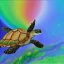 Placeholder: turtle and rainbow