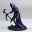 Placeholder: midnight purple reaper with scythe