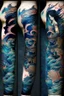 Placeholder: Tattoo sleeve zodiac sign aquarius ukiyo-e