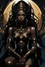Placeholder: Beautiful Black dangerous goddess