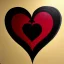 Placeholder: tetasdatia dark goth heart inifite symbol grafitti morphobic viral painting in the style of Wylie Beckert and Menri Shatise,centered, full