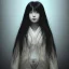 Placeholder: Sadako Yamamura (Ringu, 1998) ; screenshot, Dark Foggy Georgeous Horror Dark Fantasy Art by James Bousema, digital illustration, evil,wild, cold stare ,photo-realistic, 32K,dynamic colors,high details,high definition,crystal clear image,aspect ratio 33:1,DIGITAL ILLUSTRATION by James Bousema Modifiers: Nikon D850 elegant Award winning photography fantasy photorealistic very attractive