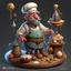 Placeholder: a cartoon character in his 30s confectioner , an ultrafine detailed painting by senior character artist, featured on polycount, sots art, artstation hd, 2d game art, behance hd