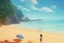 Placeholder: a beach, cinematic angle, studio ghibli, wes anderson, volumetric lighting, breathtaking, beautiful composition, elegant, digital art, detailed, oil painting, hyperrealistic, sharp focus, 8k