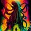 Placeholder: Exponential Cthulhu paradigm shift, surreal, by Dave McKean, acid wash mind-bending illustration; asymmetric, warm neon colors, shine burn, atmosphere guided by N(t)=N0​⋅e−kt