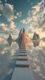 Placeholder: Остров с миражами – зеркальные поверхности, обманывающие глаза. Иллюзорные лестницы в небо, мосты в никуда. Атмосфера – красивая, но тревожная.