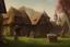Placeholder: a small medieval hamlet, fantasy, d&d, concept art, sharp focus, trending on artstation, digital painting, midday, sunny, beautiful, texture, wizards of the coast, tabletop, roleplay