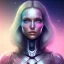 Placeholder: Beautyful woman,galactic , cosmic armor,hair long blond, blue eyes, happy cosmic, bright colors, blue, pink, realistic, photo real, clear sunny background, highly detailed, high contrast, 8k high definition, unreal engine 5, extremely sharp detail, light effect, sunny light background