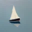 Placeholder: tiny oil painting of tiny sailboat, plain white background, solid white background, tiny white canvas, tiny white frame, melancholy, tender, moody, vintage, delicate arrangement, beautiful composition, etsy, aesthetic layout, plain solid white background