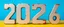 Placeholder: "2026" in squared block letters made of shiny and rusty metal on contrasting background