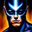 Placeholder: Ultra detailed fullbody Portrait in oil on canvas of Black Bolt,intense stare,extremely detailed digital painting, extremely detailed face,crystal clear Big eyes, mystical colors ,perfectly centered image, perfect composition, rim light, beautiful lighting,masterpiece,8k, stunning scene, raytracing, anatomically correct, in the style of robert e howard and Ken Kelley and Ohrai Noriyoshi and Simon Bisley and tomzj1