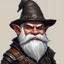 Placeholder: dnd, portrait of gnome outlaw in latex cloth