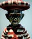 Placeholder: Freddy Krueger toddler, full body, dramatic lighting, hyper realistic