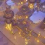 Placeholder: cute magic fantasy gold mine architecture concept in overwatch，vertical view